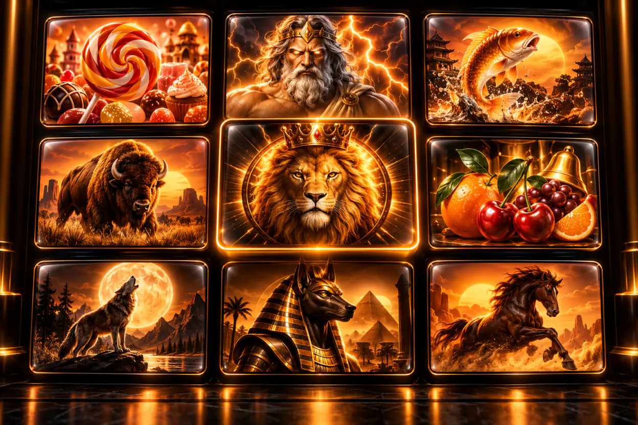 Pragmatic Play oyunlarının dizildiği casino lobisi
